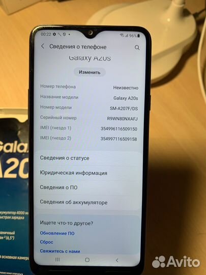 Samsung Galaxy A20s, 3/32 ГБ