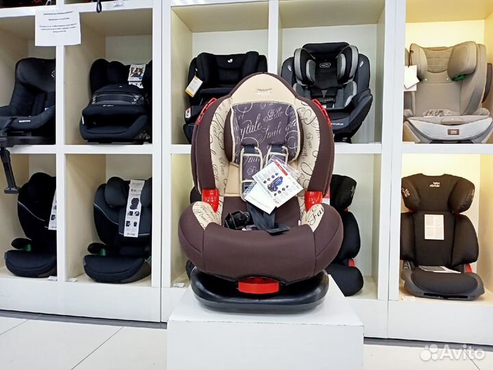 Автокресло 9-25кг изофикс Siger Кокон Сказка