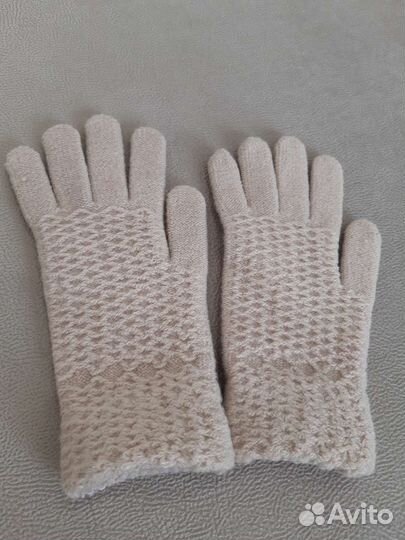 Перчатки женские вязаные
