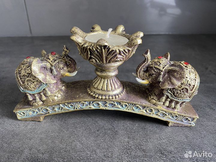 Статуэтка слоны пластик