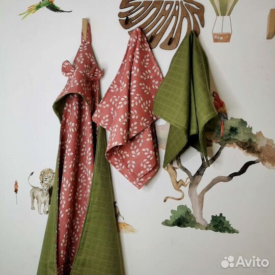 Муслиновое полотенце детское