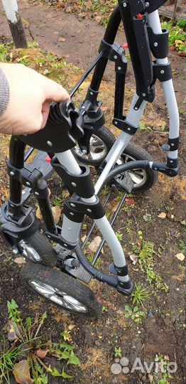 Коляска трансформер детская коричневая утепленная