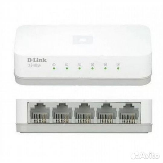 Коммутатор D-Link DES-1005A (5 портов)