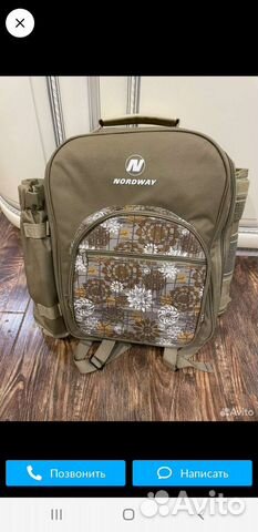 Сумка рюкзак для туристов,пикника(новая)