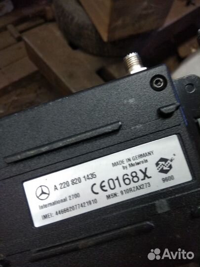 Блок упр телефоном mercedes w220