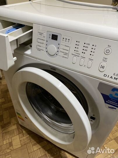 Стиральная машина Samsung Diamond WF-E592NMW 6.0kg