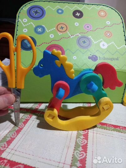 Мягкий конструктор лошадка