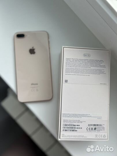 iPhone 8 Plus, Gold, 64 gb