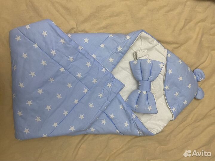 Конверт на выписку для мальчика осень