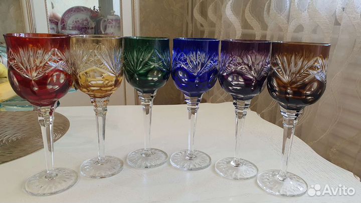 Бокалы цветной хрусталь Nachtmann Германия