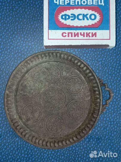 Старинный детский поднос