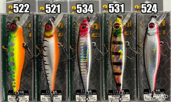 Воблеры pontoon 21 Greedy Guts 77
