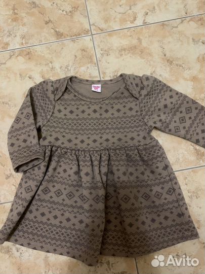 Пакет фирменых вещей на девочку 3-9 месяцев