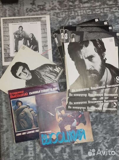 Грампластинки Высоцкий 12 шт
