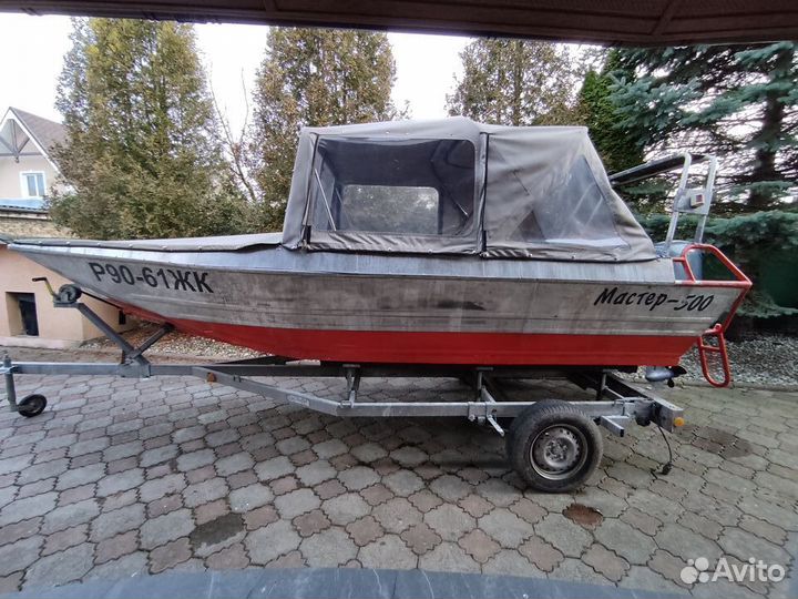 Алюминиевая лодка катер мастер 500