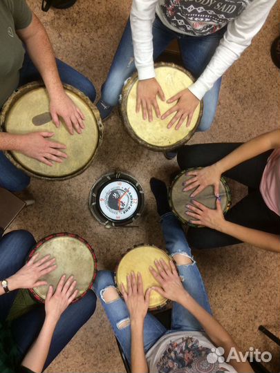 Уроки по этно-барабанам: джембе, дарбука, кахон