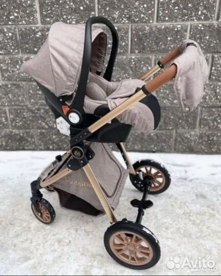 Коляска luxmom 3 в 1 бу