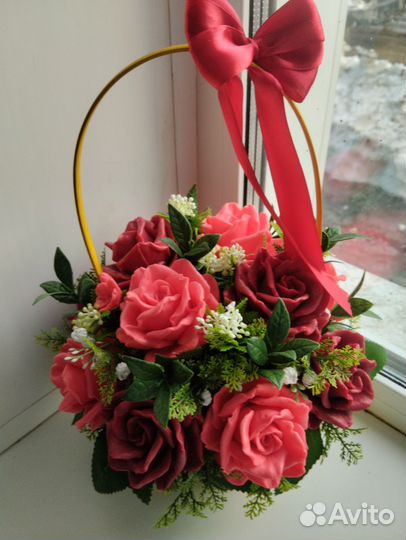 Букет из мыла ручной работы