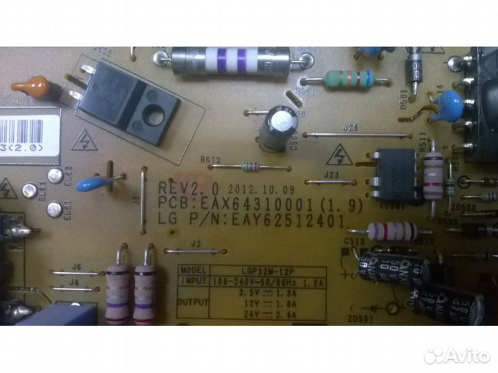 EAX64310001 (1.9) блок питания LG