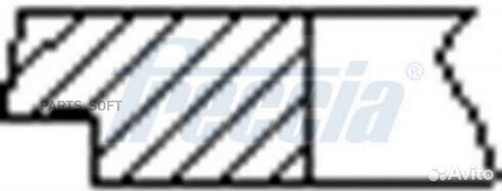 Freccia FR10-512700 Комплект поршневых колец на 1