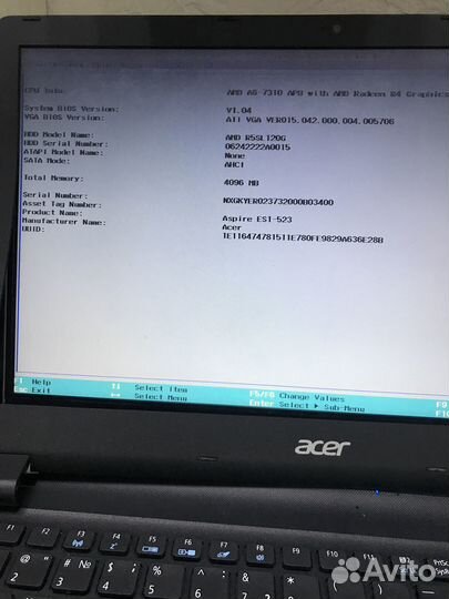 Материнская плата C5W1R LA-D661P Acer ES1-523
