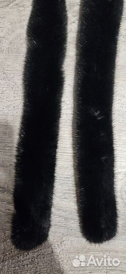 Черный пояс из канадской норки