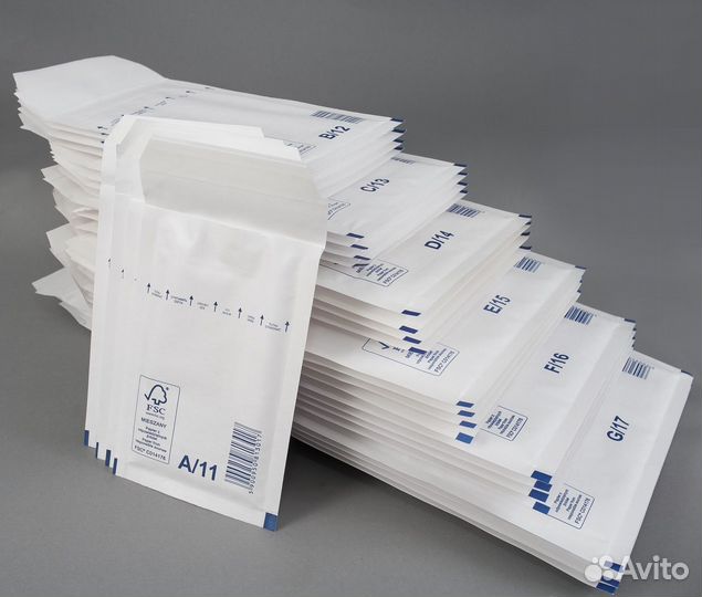 Конверты с воздушной прослойкой от 50шт