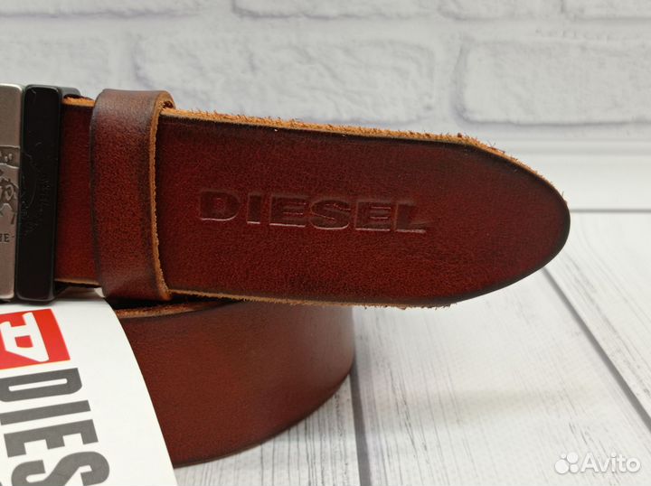 Ремень мужской кожаный diesel