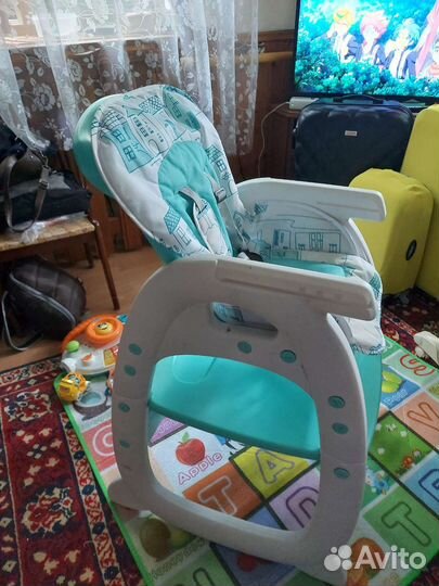 Стул для кормления 2в1 Babyton City Green