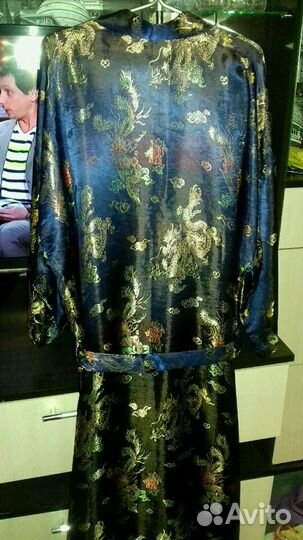 Шелковый халат