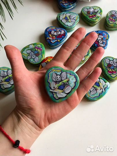 Баночки сердечки в ассортименте