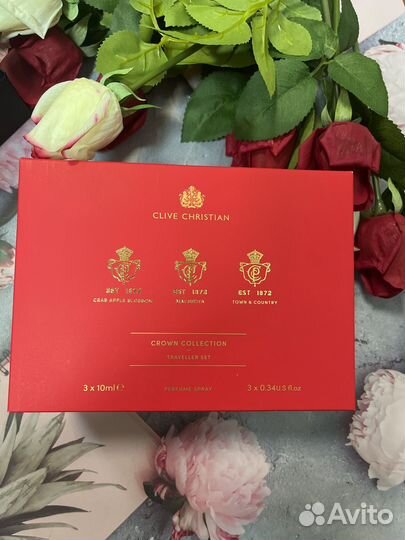 Подарочный набор Clive Christian 3 по 10 мл