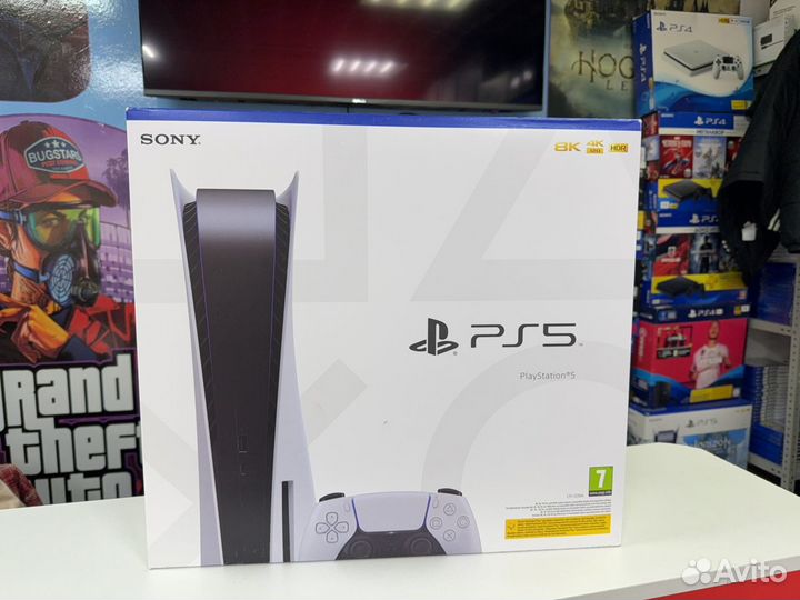 Sony playstation 5 ps5 с дисководом 1216A Europe