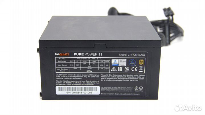 Блок Питания Be Quiet Pure Power 11 (500W)