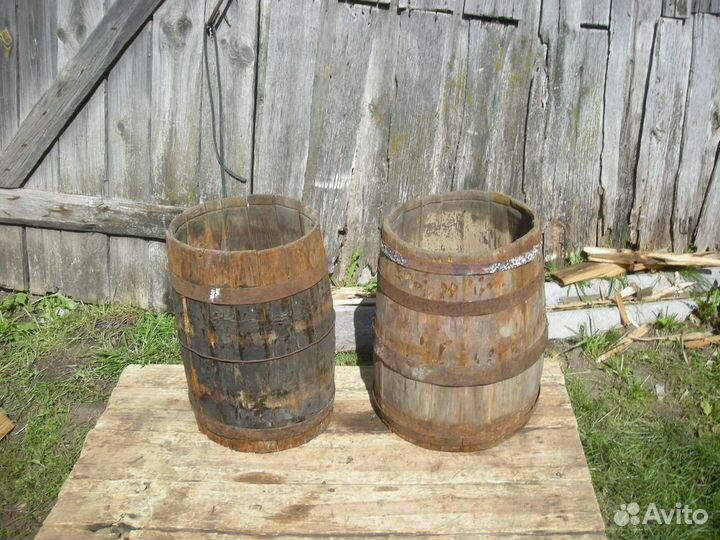 Бочки деревянные малые старинные самовывоз