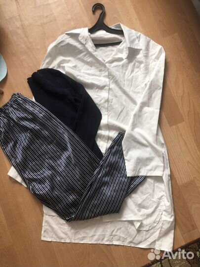 Вещи пакетом Рубашка Платье Джемпер Брюки, р.44-48