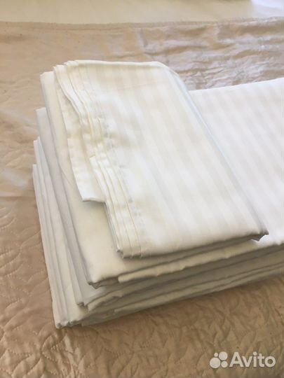 Простыни страйп сатин