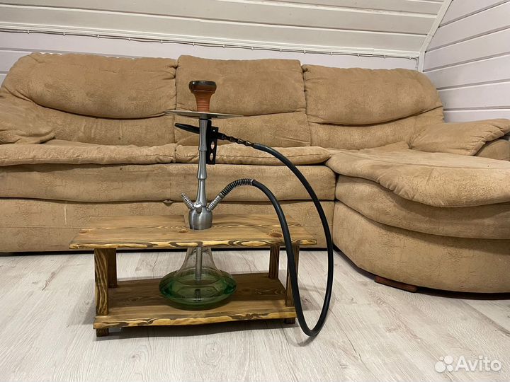 Кальянный столик из массива