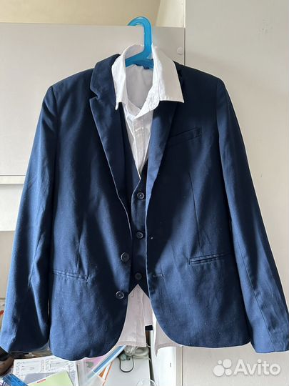 Школьная форма для мальчика 140 синяя
