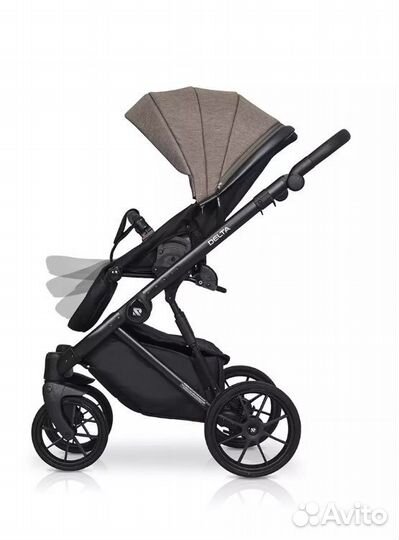 Коляска delta (2 в 1) (riko basic) 03 Cappucino