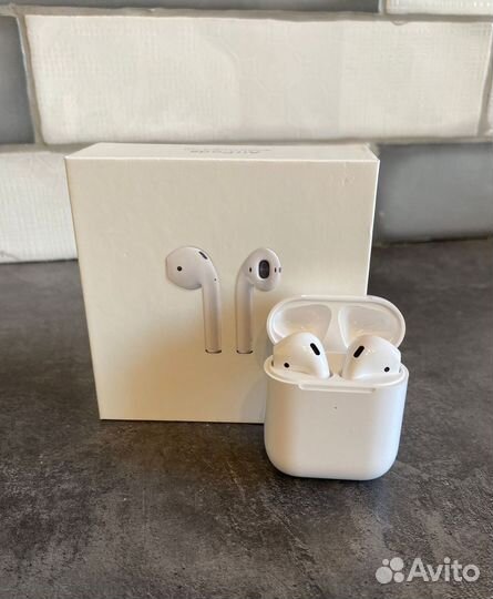 Беспроводные наушники apple airpods 2