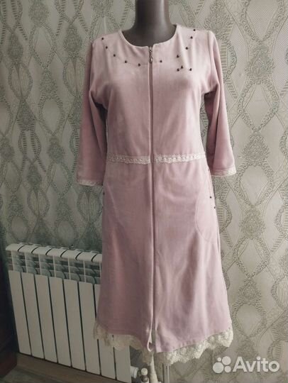 Велюровое платье