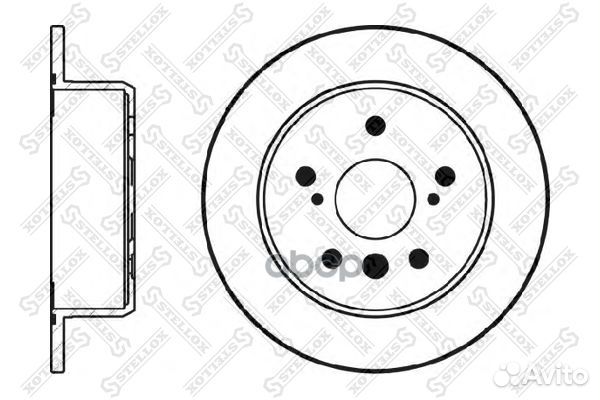 6020-4548-SX диск тормозной задний Toyota Camr