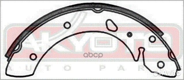 Колодки тормозные барабанные задние toyota aven