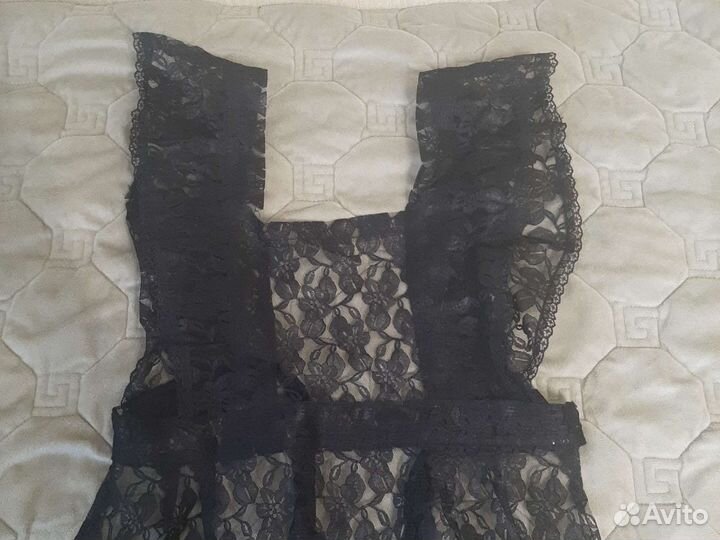 Школьный фартук черный