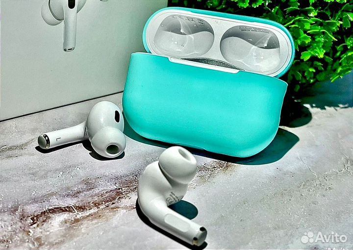 AirPods Pro 2 (iOS 17) (Гарантия+Чехол)