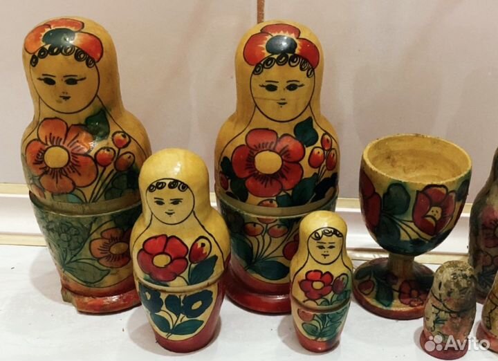 Панно. Семеновская матрешка. Стопка