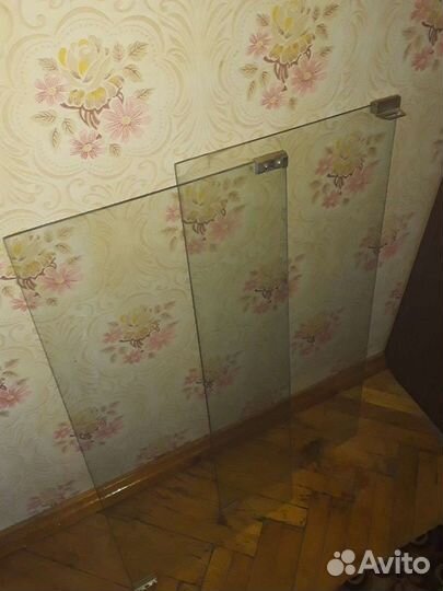 Дверца стеклянная с крепежом