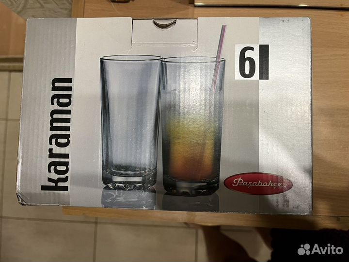 Набор стаканов / бокалов 6 штук