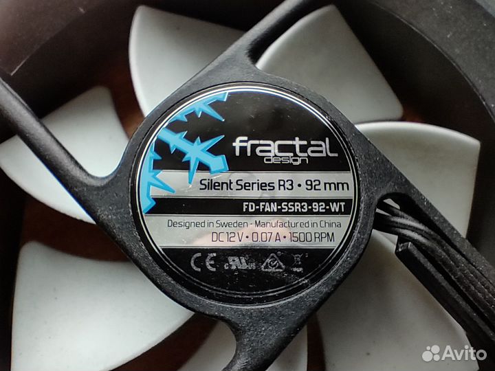 Корпусные вентиляторы 120мм, 92мм